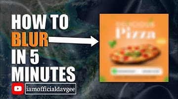 HOW TO BLUR IMAGES USING YOUR SMARTPHONE | BLUR TUTORIAL