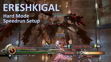 Lightning Returns Ereshkigal in 46s (Hard Mode) speedrun setup