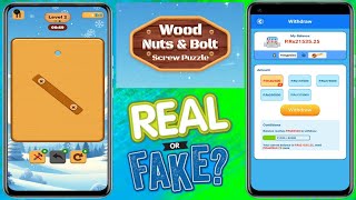 Wood Nuts Bolt & Screw Puzzle Real Or Fake -Wood Nuts Bolt & Screw Puzzle Withdrawal - Wood Nuts App screenshot 5