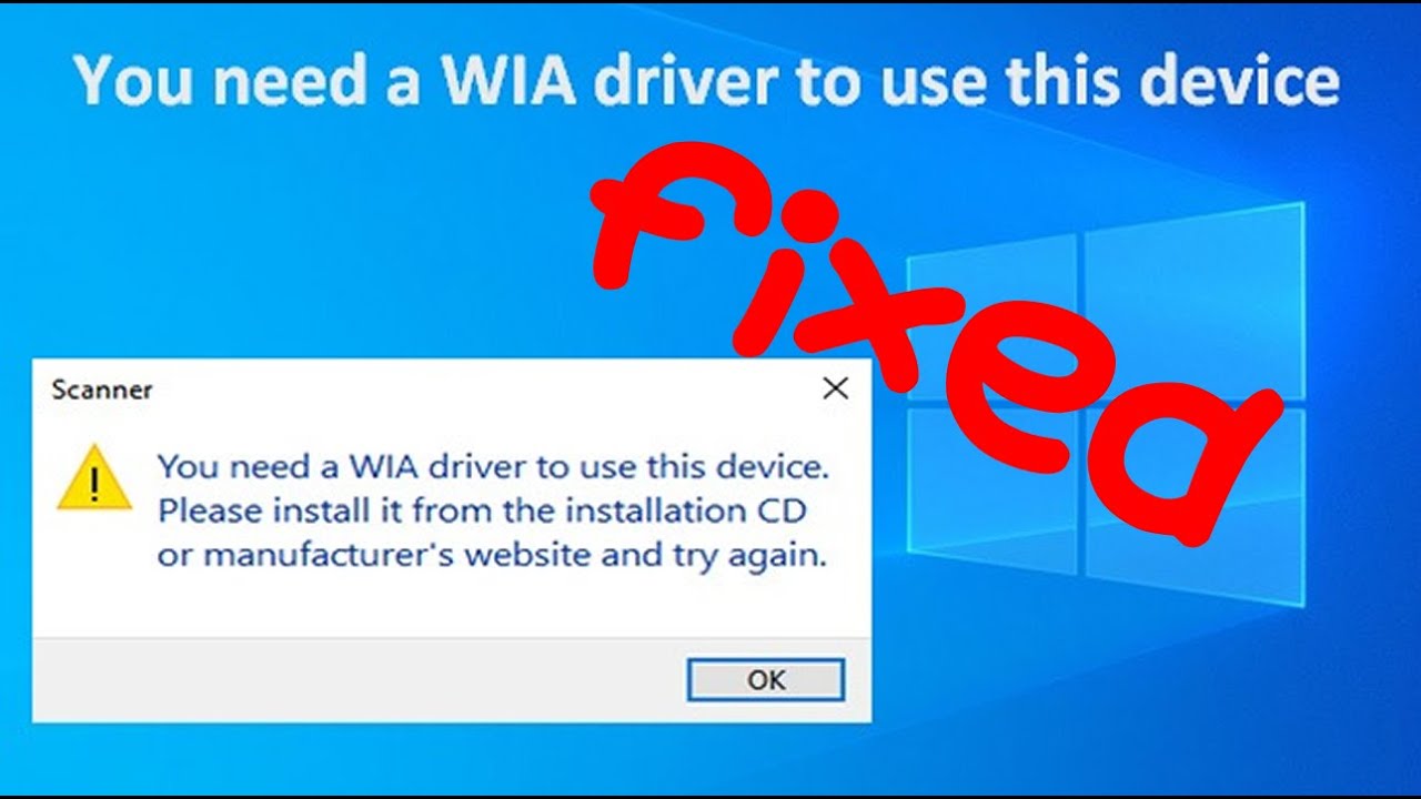 wia driver for windows 10 64 bit