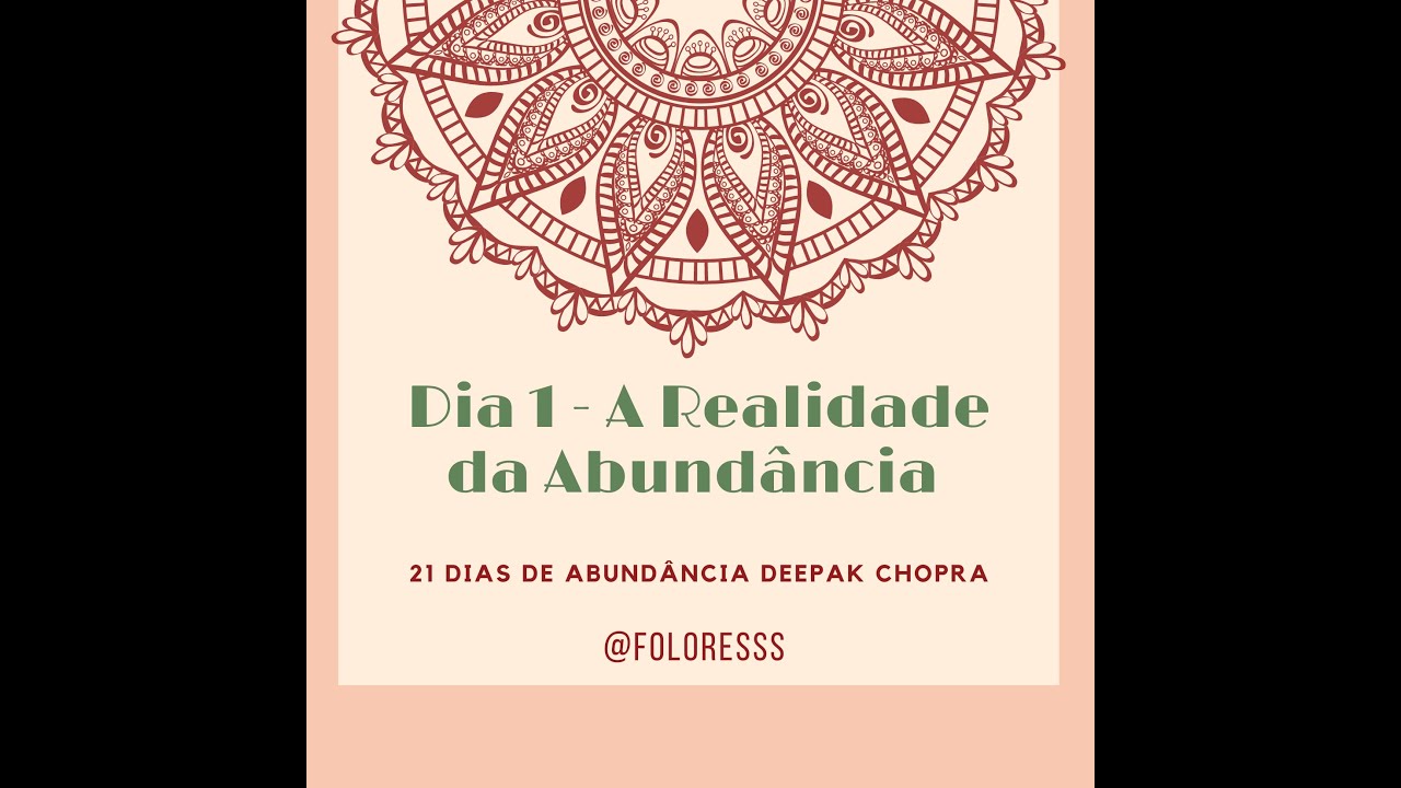 Meditação 21 Dias de Abundância | Dia 1| Meu Agradecimento - YouTube