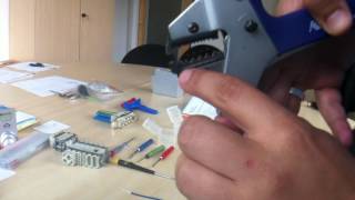 Square crimping 16A with the service tool CCPZ TP