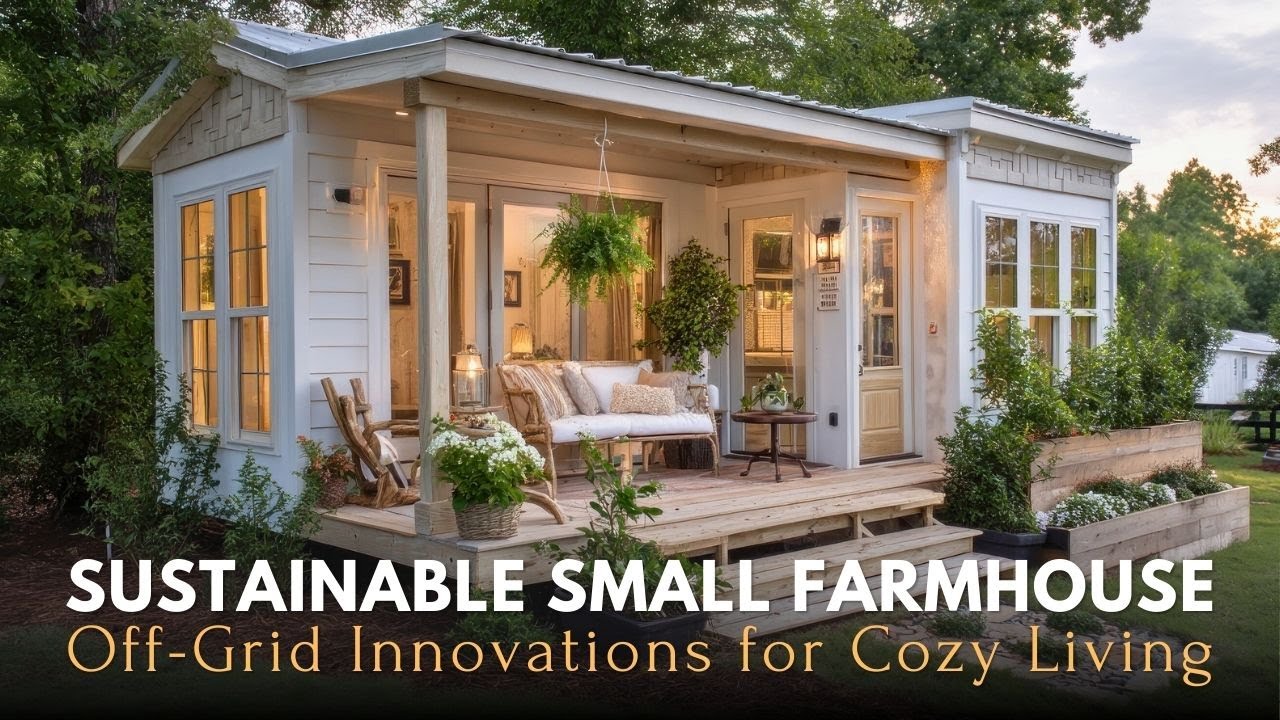 The Sustainable Small Farmhouse: Off-Grid Innovations for Cozy Living