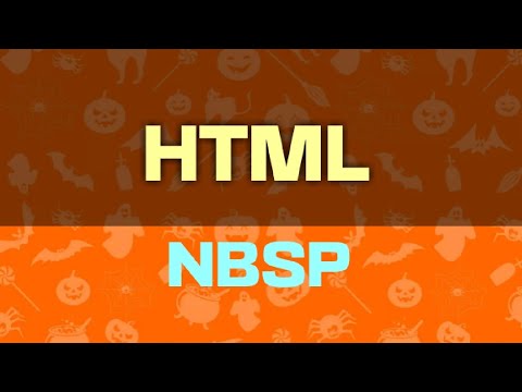 HTML NBSP @EMECHICODE