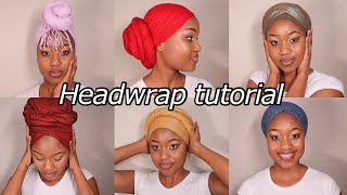 HEADWRAP TUTORIAL || 8 quick and easy headwrap styles for any occasion screenshot 4