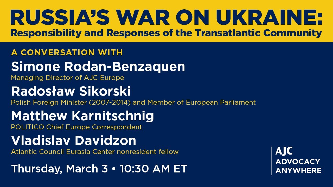 Russia’s War on Ukraine: Responsibility and Responses of the Transatlantic Community