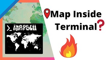 Map Inside Linux Terminal |mapscii | ADI