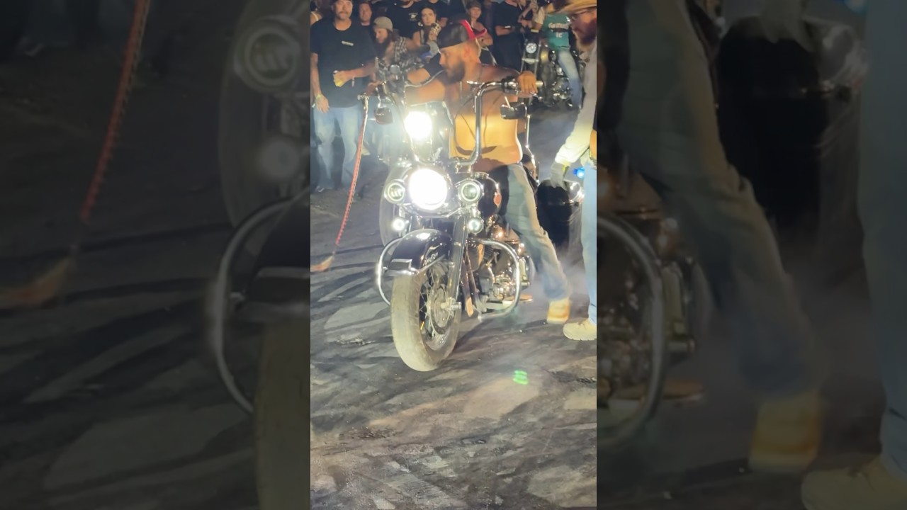 Burn Out FAIL, at the Buffalo Chip in Sturgis! 😂🙌🏼 