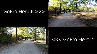 GoPro Hero 7 Black Vs. Hero 6 with Firmware 1.5.1 - 4K 30 fps Stabilization