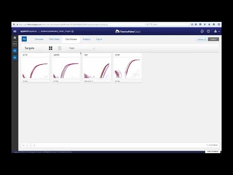 Relative Quantification (RQ) Application Module on Thermo Fisher Cloud