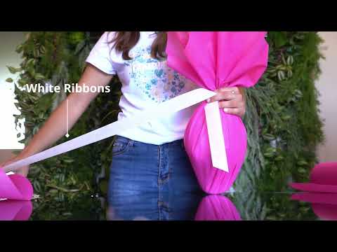 How to Wrap an Easter Egg with non-woven Rolls