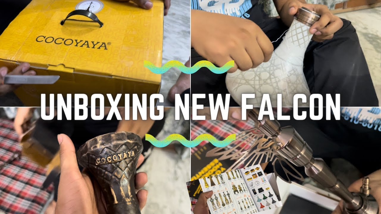 UNBOXING NEW COCOYAYA FALCON HOOKAH 2024 