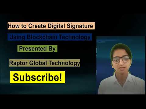 How to create Digital Signature using blockchain technology
