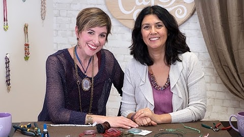 Artbeads Cafe - Making Leather and Gemstone Bracelets with Candie Cooper and Cynthia Kimura