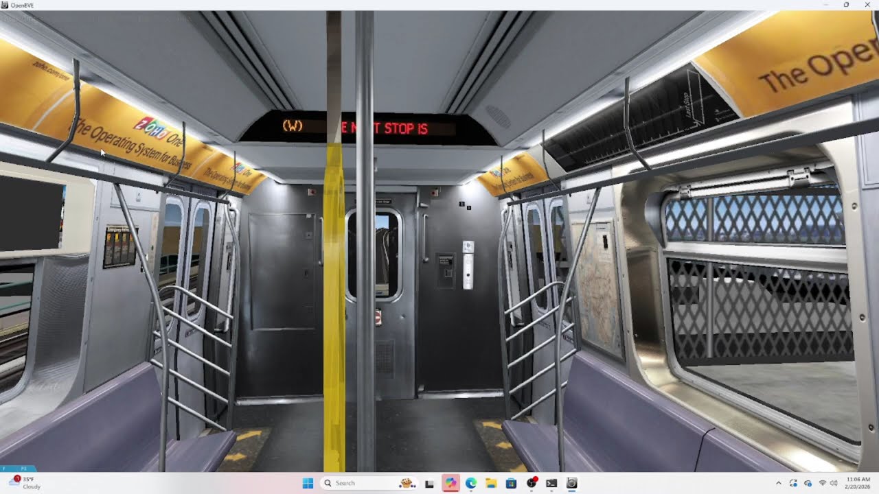 (Open Bve): R160B W Train To Ditmars Blvd