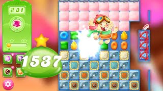 Candy Crush Jelly Saga Level 1537 || 1 Star 🌟