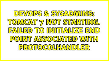 Tomcat 7 not starting. Failed to initialize end point associated with ProtocolHandler