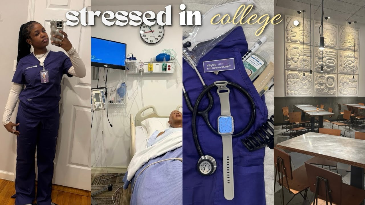 nursing school is hard | college day in my life: 6 am morning routine, what i eat in a day, grwm 