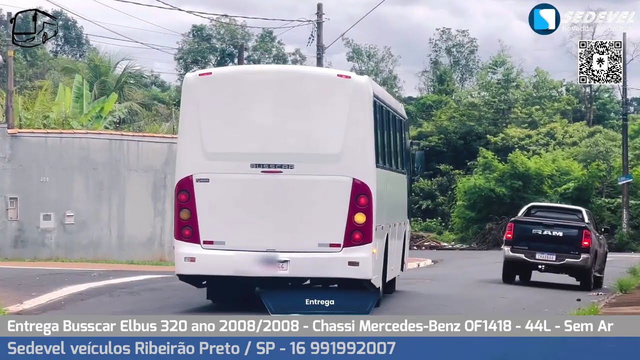 Entrega ônibus Busscar Elbus 320 vendido. 