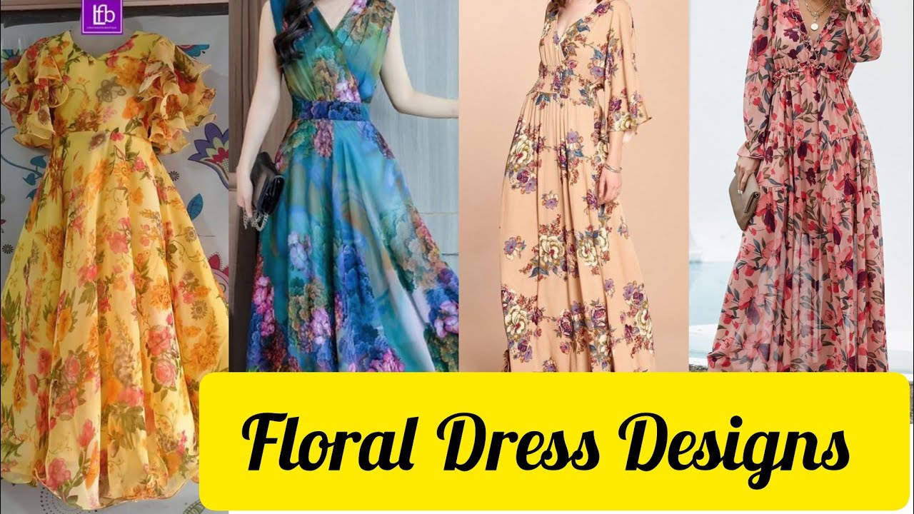 Latest & Stylish Floral Dresses 