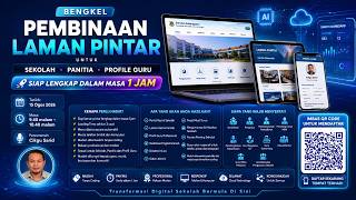 🔥 BINA LAMAN PINTAR SEPANTAS 1 JAM! | Laman Sekolah, Panitia & Profil Guru | Cikgu Sarid