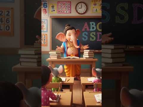 Ganesha Teacher: Learning ABC & Telugu Alphabet (ఆ ఆలు) for Kids!