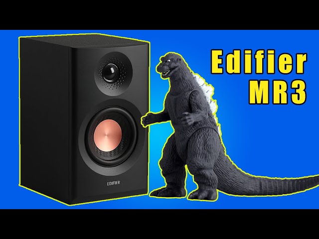 Edifier MR3 ブラック Edifier MR3 Powered Studio Monitor Speakers - Black (Pair