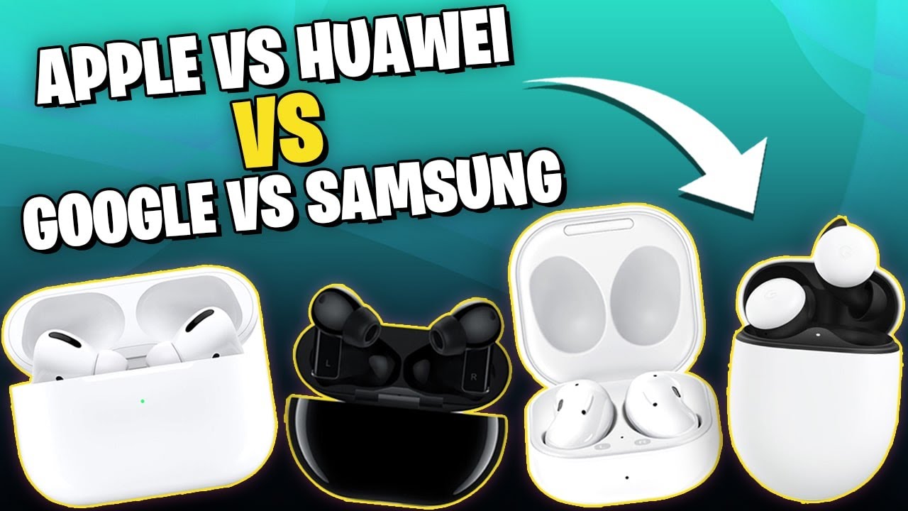 Enhed kollision Stoop Apple AirPods Pro vs Huawei Freebuds Pro vs Samsung Galaxy Buds Live vs  Google Pixel Buds - YouTube