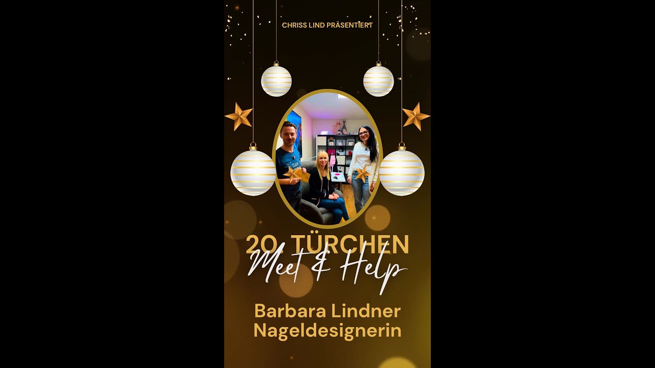 20. Türchen - Barbara Lindner - Meet & Help mit Chriss Lind