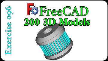 200 3D Models in FreeCAD: Exercise 96