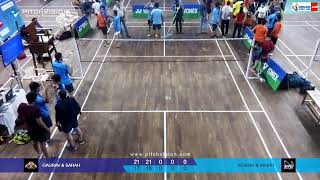 GOREGAON SPORT CLUB BADMINTION-4 | GAURAV & SARAH VS KESHAV & AKSHIT screenshot 1