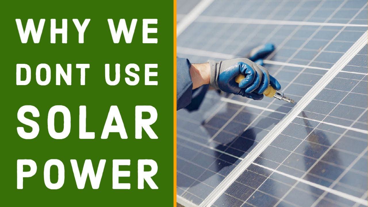 Why we don't use solar power | Electric Lawn Service
