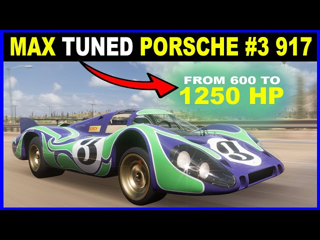 MAX TUNED Porsche #3 917 LH - Tuning to BREAK top max speed