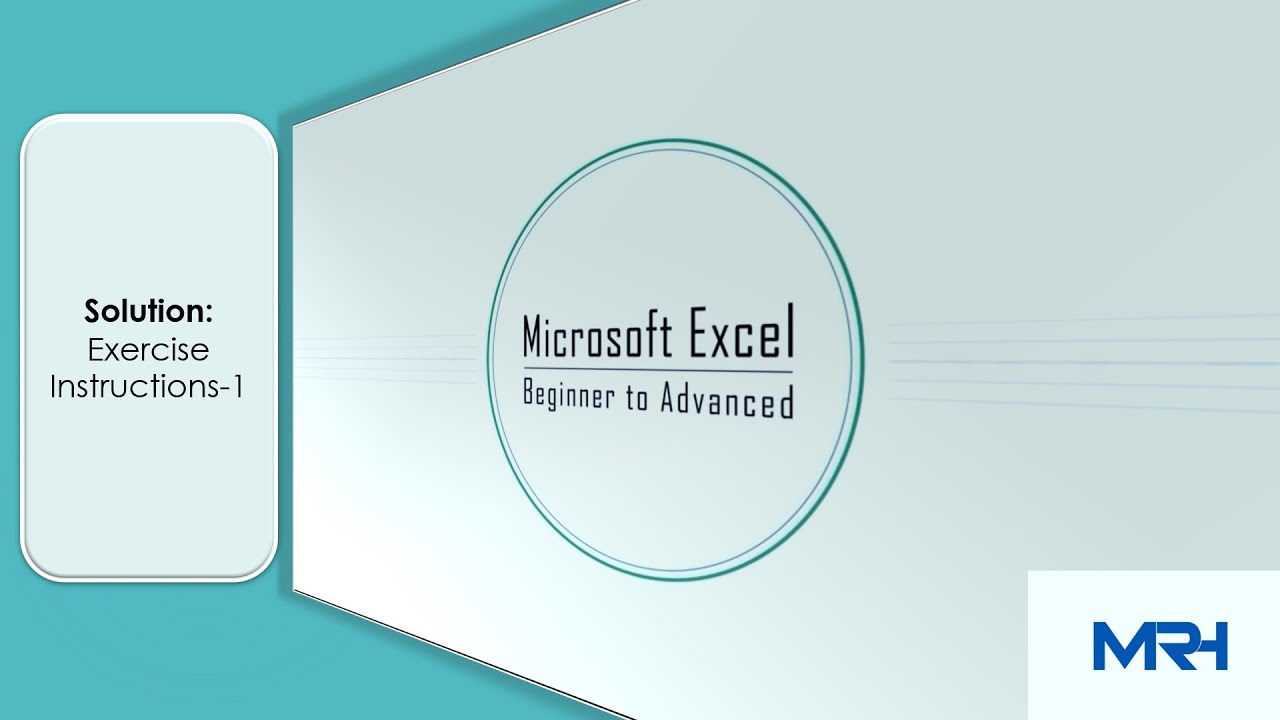 Solution of Exercise-1 | MS Excel (Full Course) |  MS Excel chapter-1 | Class-6