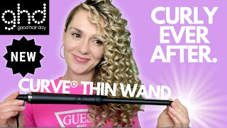 How To Get PERFECT CURLY HAIR With The NEW GHD THIN WAND! From Straight To Curly