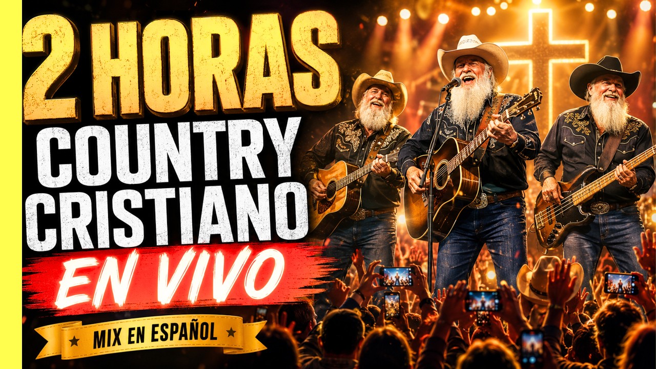 Cover COUNTRY CRISTIANO EN ESPAÑOL EN VIVO 🇲🇽🤠 | Mix completo de 2 horas