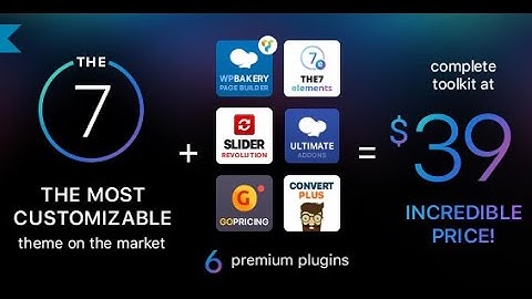 The7 – Responsive Multi-Purpose WordPress Theme Black Friday