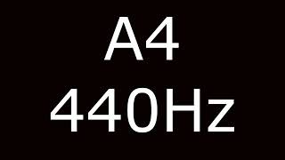 A4 Note Frequency Test