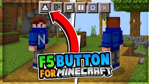 F5 button for Minecraft pe1.19+|| F5 button addon for Minecraft pe||Camera Angle Change Addon mcpe||
