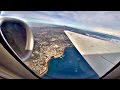 Volotea Boeing 717 - Full Flight Athens-Santorini - Amazing SOUND - GoPro Wing/Engine View