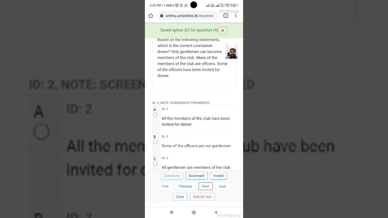 Swami Ramanand Teerth Marathwada University, Nanded II Online Exam Demo II