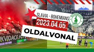 SLAVIA PRAGUE - BOHEMIANS PRAGUE | FAN VIDEO | 2023.04.05. | MOL CZECH CUP | OLDALVONAL VLOG