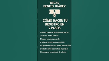 Beca Benito Juárez Media Superior: aquí te explicamos cómo hacer tu registro en 7 pasos ✅