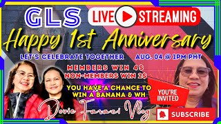 Pa entry Part 2 po tayo uli before Aug 4 my GLS YT 1st Year Anniversary more prices give away