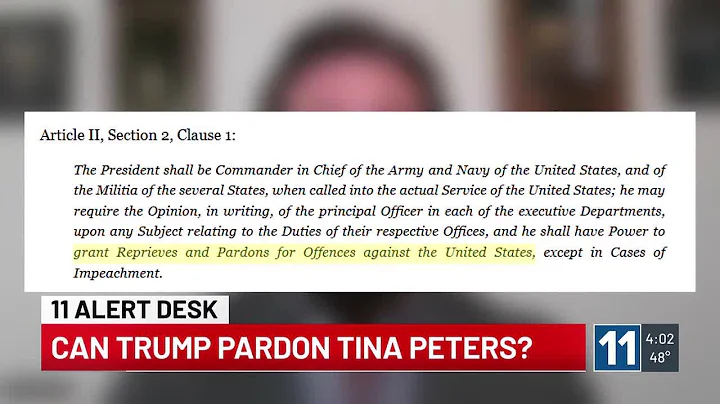 WATCH: Can President Trump pardon Tina Peters? Colorado prosecutor responds