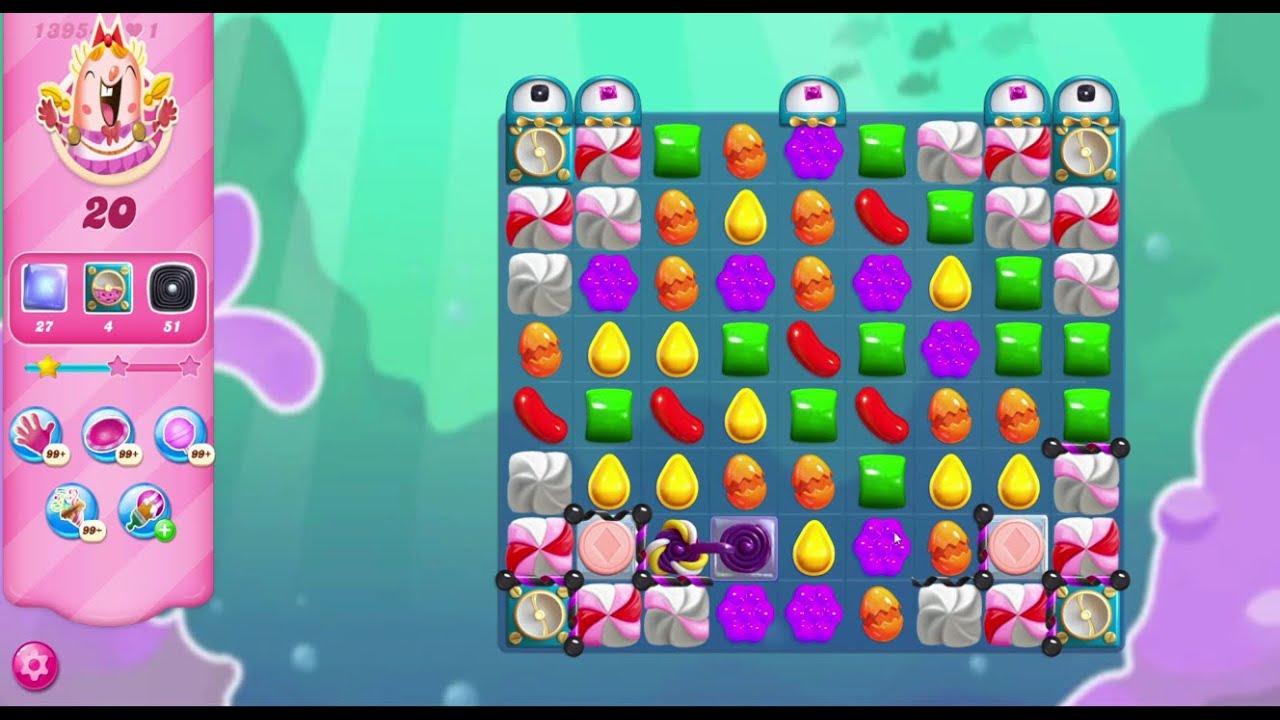 Candy Crush Saga Level 13954 NO BOOSTERS YouTube
