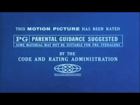 Rated PG Bumper 1978 - YouTube