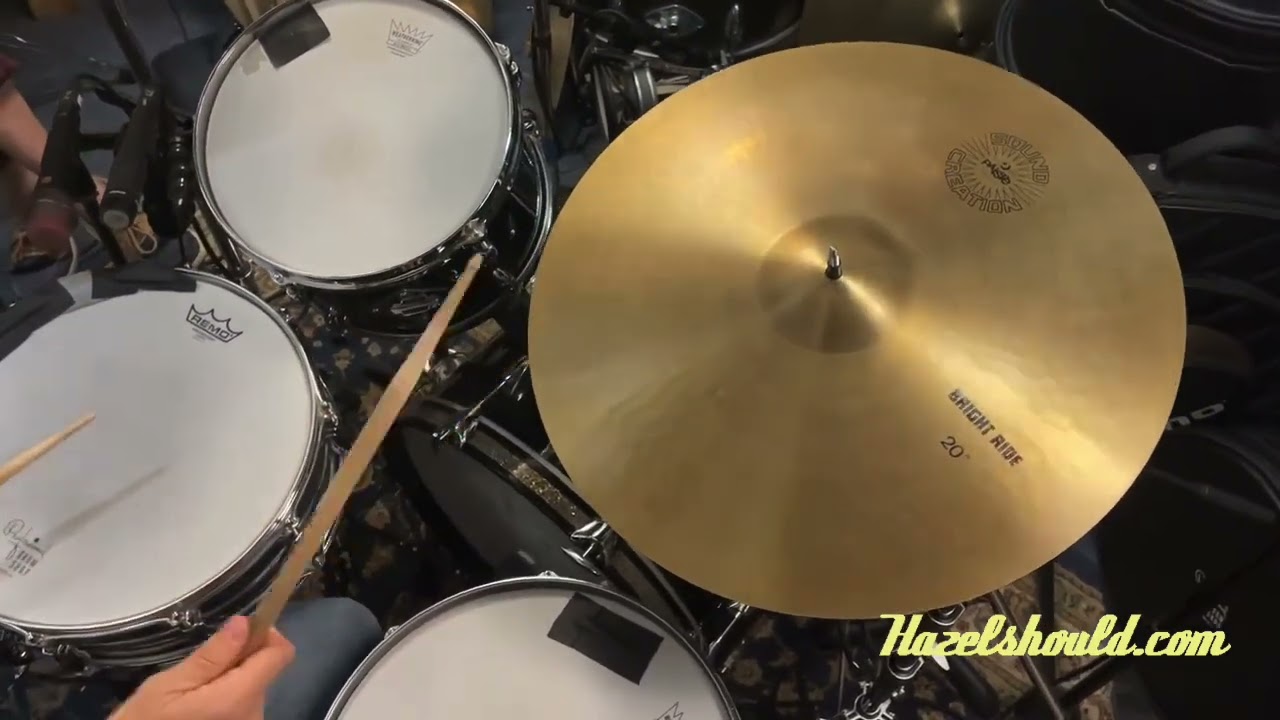 Vintage Paiste Sound Creation BRIGHT RIDE 20” 2659 g - YouTube