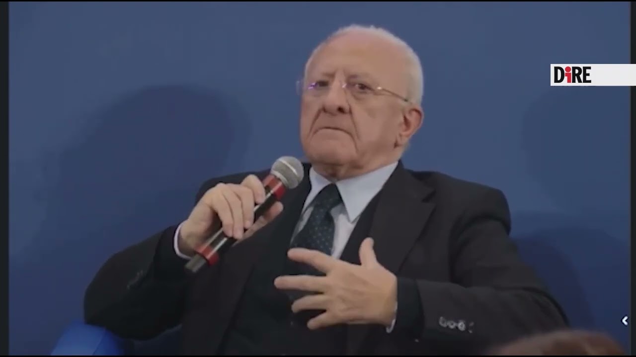 Napoli - FEMMINICIDIO. DE LUCA: PER ME È PROBLEMA CHE RAGAZZA SI FIDANZI A 12 ANNI (29.05.25)