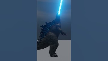 GODZILLA automatic breath VFX in blender #godzilla #vfx @CGGeek